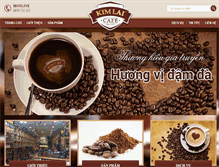 Tablet Screenshot of kimlaicafe.com